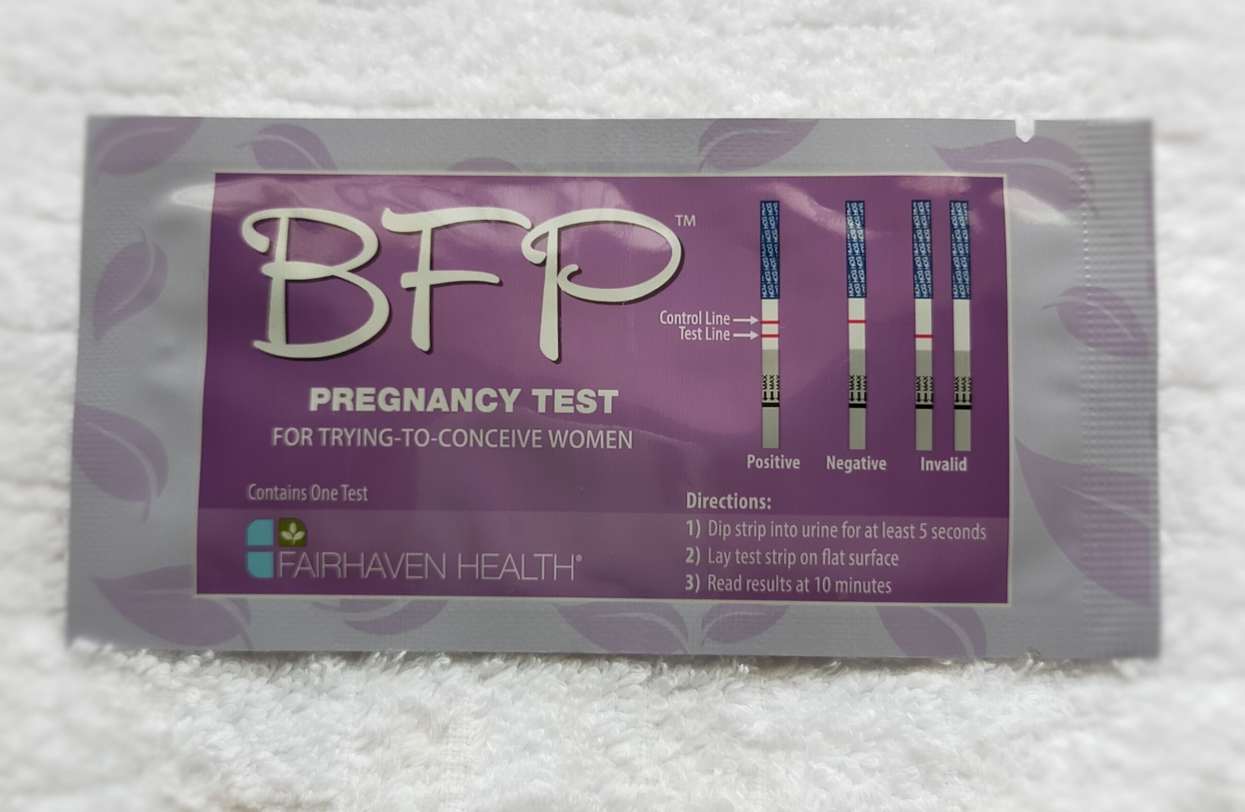 アイハーブ購入品 フェアヘブンヘルス妊娠検査薬 の使い方 アラフォーで新婚を考えるブログ